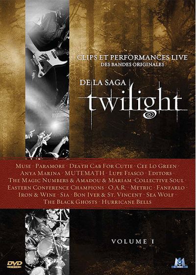 Clips et performances live des bandes originales de la saga Twilight - Volume I